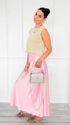 Isabella Italian Skirt- Light Pink-170 Bottoms-SEE YOU IN ROME-Coastal Bloom Boutique, find the trendiest versions of the popular styles and looks Located in Indialantic, FL