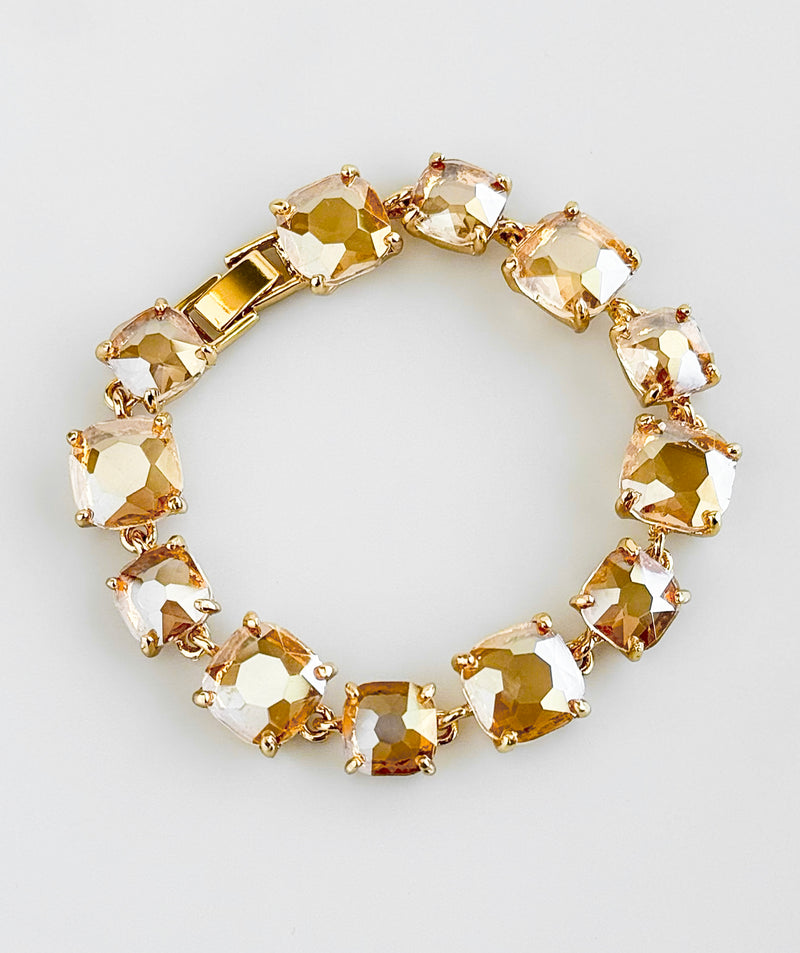 Cushion Stone Bracelet -TP-AB-230 Jewelry-NYW-Coastal Bloom Boutique, find the trendiest versions of the popular styles and looks Located in Indialantic, FL