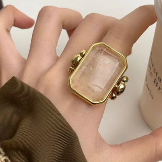 Starlight Faceted Ring