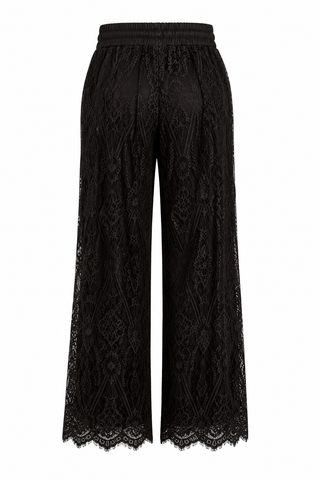 Lace Of Luxury Italian Pant- Brown