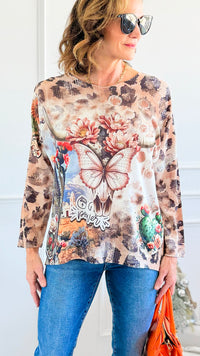 Prairie Crown Long Sleeve Italian Top-110 short Sleeve Top-Italianissimo-Coastal Bloom Boutique, find the trendiest versions of the popular styles and looks Located in Indialantic, FL