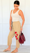 Garden Bloom Relaxed Pants-170 Bottoms-oddi-Coastal Bloom Boutique, find the trendiest versions of the popular styles and looks Located in Indialantic, FL