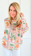Mai Tai Majesty Italian St Tropez Sweater-140 Sweaters-SORPRESA-Coastal Bloom Boutique, find the trendiest versions of the popular styles and looks Located in Indialantic, FL