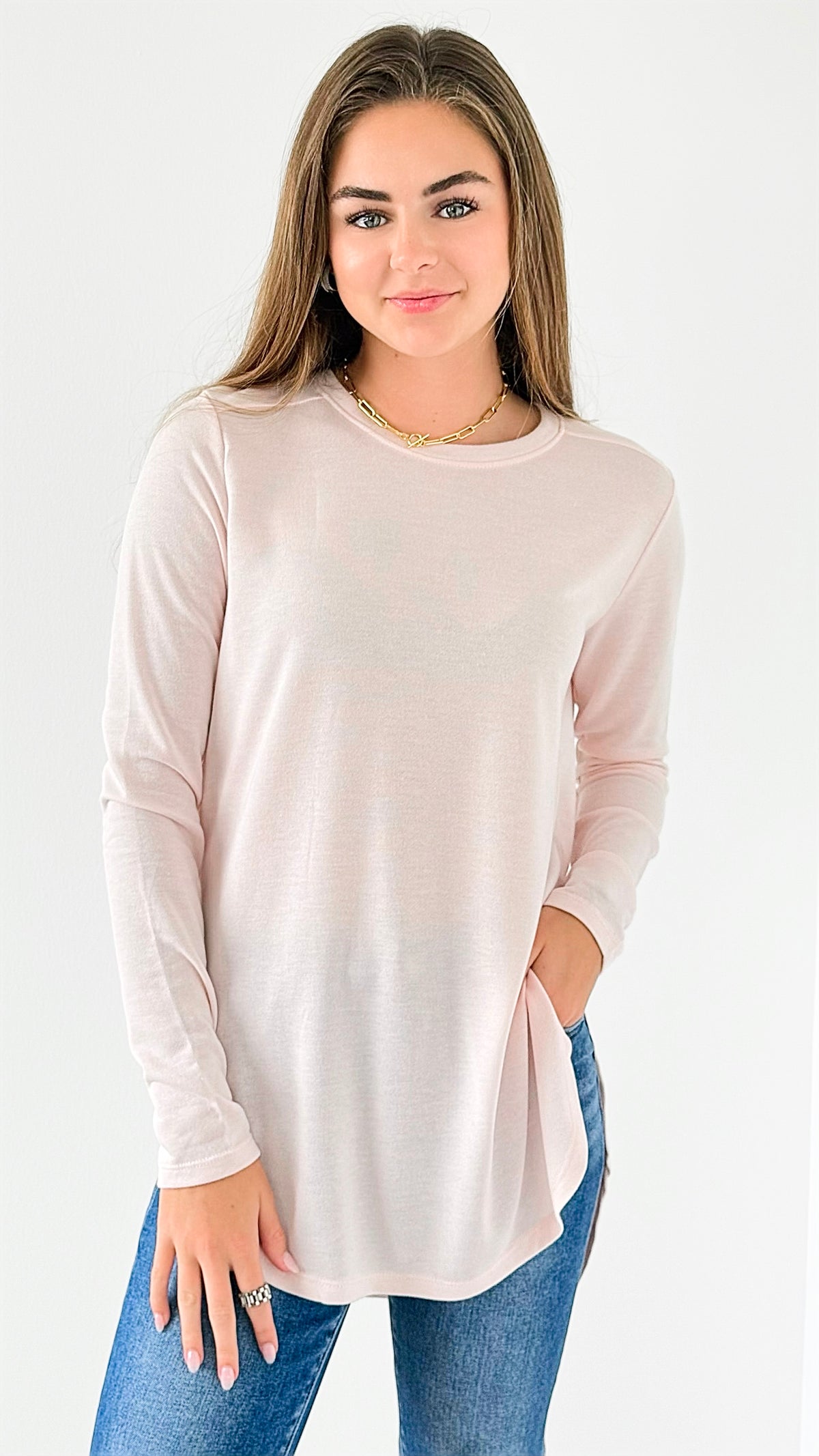 Hung Up Top - Pink-210 Loungewear/Sets-Mono B-Coastal Bloom Boutique, find the trendiest versions of the popular styles and looks Located in Indialantic, FL