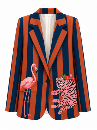 Flamingo Prowl Italian Blazer