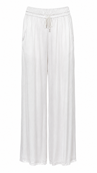 Luminous Ease Lounge Italian Pant - White
