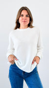 Breezy Comfort Knit Sweater-170 Bottoms-Tres Bien-Coastal Bloom Boutique, find the trendiest versions of the popular styles and looks Located in Indialantic, FL