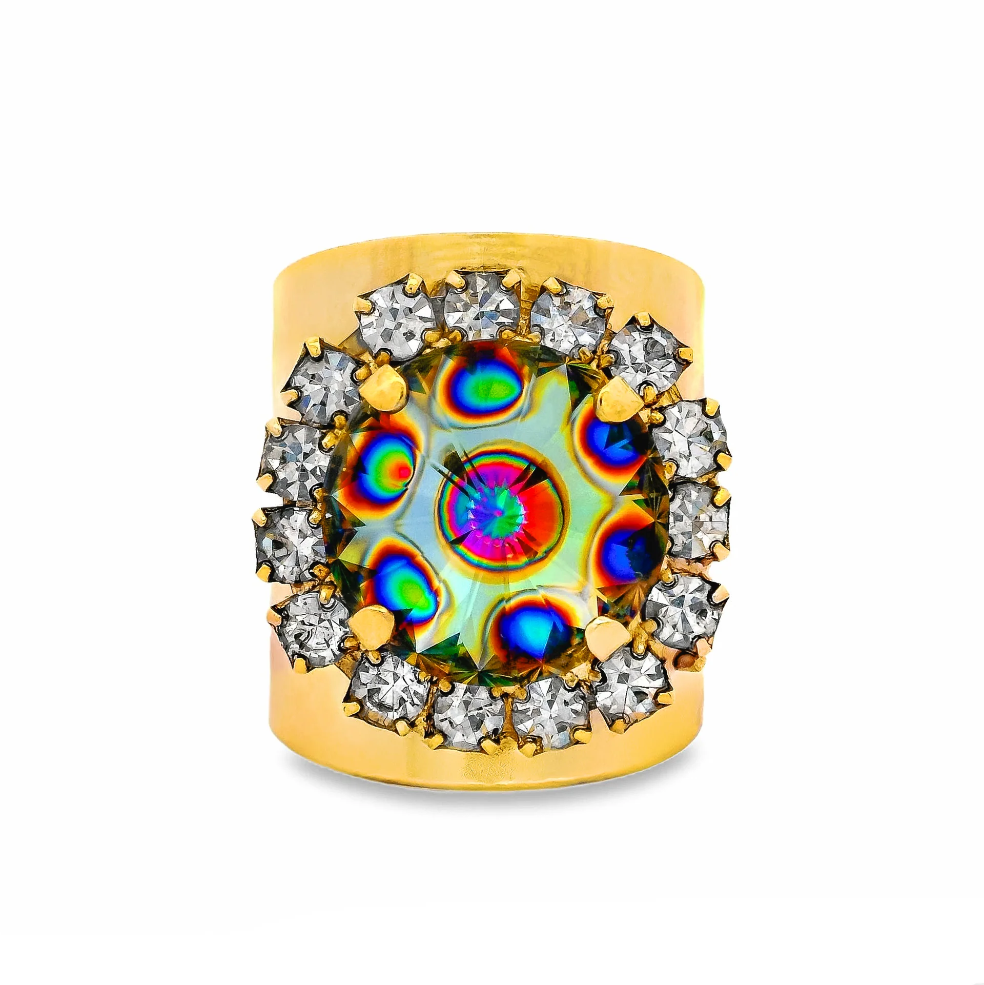 Jacci Ring - Dark Peackock - TOVA-230 Jewelry-TOVA-Coastal Bloom Boutique, find the trendiest versions of the popular styles and looks Located in Indialantic, FL
