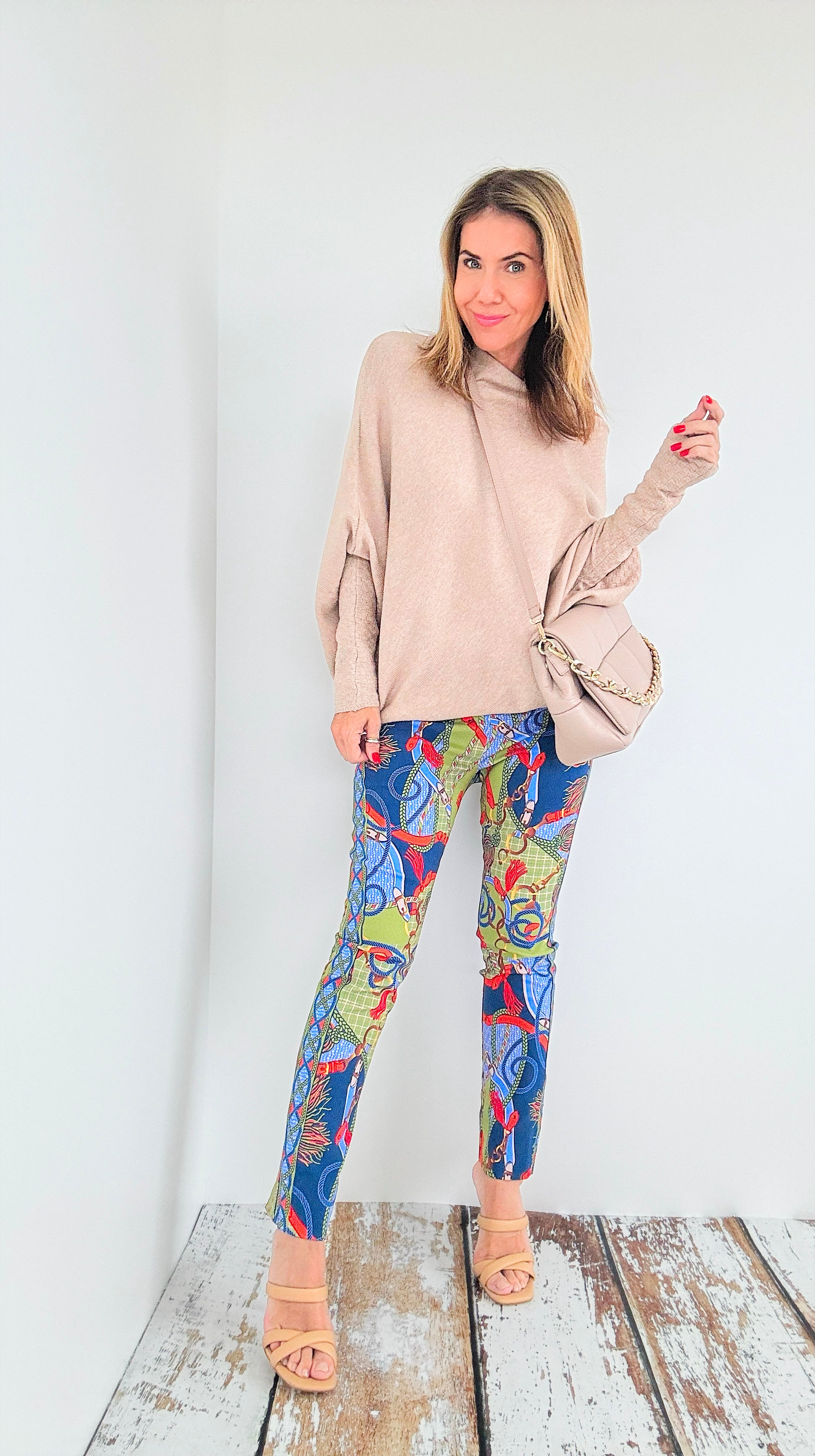 Savage Tango Printed Pants-170 Bottoms-Gretchen Scott-Coastal Bloom Boutique, find the trendiest versions of the popular styles and looks Located in Indialantic, FL