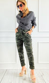 Urban Camo Italian Jogger- Olive