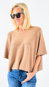 Winter in Amalfi Italian Top - Camel-140 Sweaters-Italianissimo-Coastal Bloom Boutique, find the trendiest versions of the popular styles and looks Located in Indialantic, FL