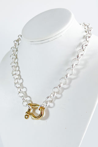 Pre Order CB Custom Horsebit Rollo Necklace-230 Jewelry-Holly-Coastal Bloom Boutique, find the trendiest versions of the popular styles and looks Located in Indialantic, FL
