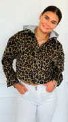 Wild Side Cropped Button Jacket-160 Jackets-Love Tree Fashion-Coastal Bloom Boutique, find the trendiest versions of the popular styles and looks Located in Indialantic, FL
