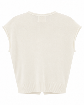 Daydreaming Knit Button Top - Ivory