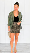 Untamed Charm Button Skirt-170 Bottoms-SO ME-Coastal Bloom Boutique, find the trendiest versions of the popular styles and looks Located in Indialantic, FL