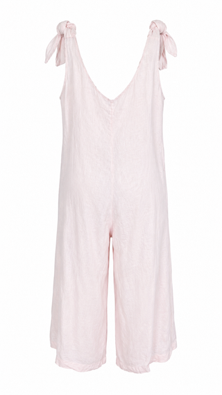 Summer Plans Linen Italian Romper