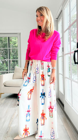 Champagne Wishes Riviera Italian Pants