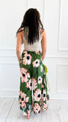 Garden Escape Italian Palazzo Pant- Green-100 Pants-AZUL MONACO-Coastal Bloom Boutique, find the trendiest versions of the popular styles and looks Located in Indialantic, FL