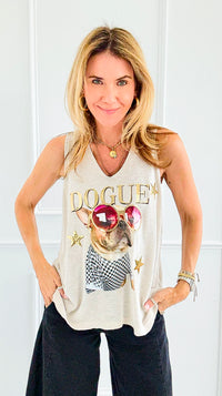 Dogue Star Italian Top-100 Sleeveless Tops-GI STUDIO-Coastal Bloom Boutique, find the trendiest versions of the popular styles and looks Located in Indialantic, FL
