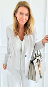 Veronica Cloud Hoodie Blazer-Sand-160 Jackets-Six/ Fifty-Coastal Bloom Boutique, find the trendiest versions of the popular styles and looks Located in Indialantic, FL