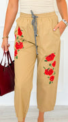 Garden Bloom Relaxed Pants-170 Bottoms-oddi-Coastal Bloom Boutique, find the trendiest versions of the popular styles and looks Located in Indialantic, FL
