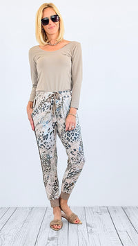 Wildly Cozy Leopard Joggers-170 Bottoms-mystree-Coastal Bloom Boutique, find the trendiest versions of the popular styles and looks Located in Indialantic, FL