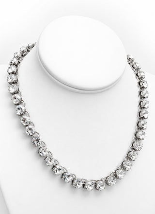 Stone Link Tennis Necklace