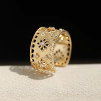 Petal Frame Statement Ring