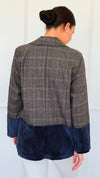 Dual Structured Italian Blazer-160 Jackets-AZUL MONACO-Coastal Bloom Boutique, find the trendiest versions of the popular styles and looks Located in Indialantic, FL