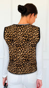 Wild Harmony Tie Front Vest-150 Cardigans/Layers-Umgee-Coastal Bloom Boutique, find the trendiest versions of the popular styles and looks Located in Indialantic, FL