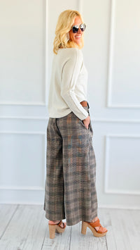 Check Pleated & Belt Italian Pant-100 Pants-AZUL MONACO-Coastal Bloom Boutique, find the trendiest versions of the popular styles and looks Located in Indialantic, FL