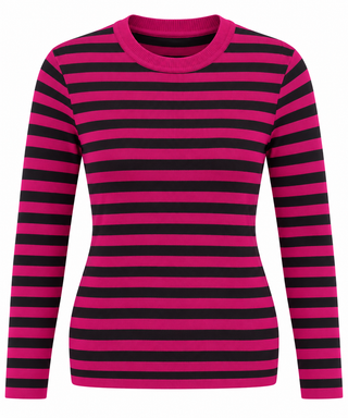 Striped Long Sweater Top