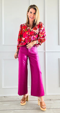 Boujie High-Rise Vegan Leather Pant-100 Pants-SO ME-Coastal Bloom Boutique, find the trendiest versions of the popular styles and looks Located in Indialantic, FL