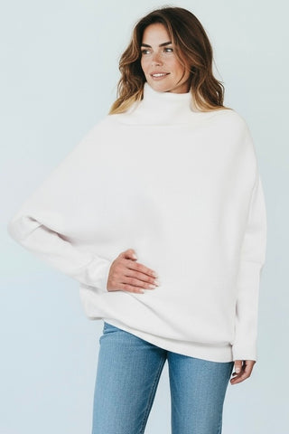 The Sweeter the Sweater-Off White-140 Sweaters-Zenana-Coastal Bloom Boutique, find the trendiest versions of the popular styles and looks Located in Indialantic, FL