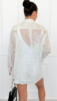 Dreamy Petals Embroidery Italian Set-210 Loungewear/Sets-SEÑORITA C-Coastal Bloom Boutique, find the trendiest versions of the popular styles and looks Located in Indialantic, FL