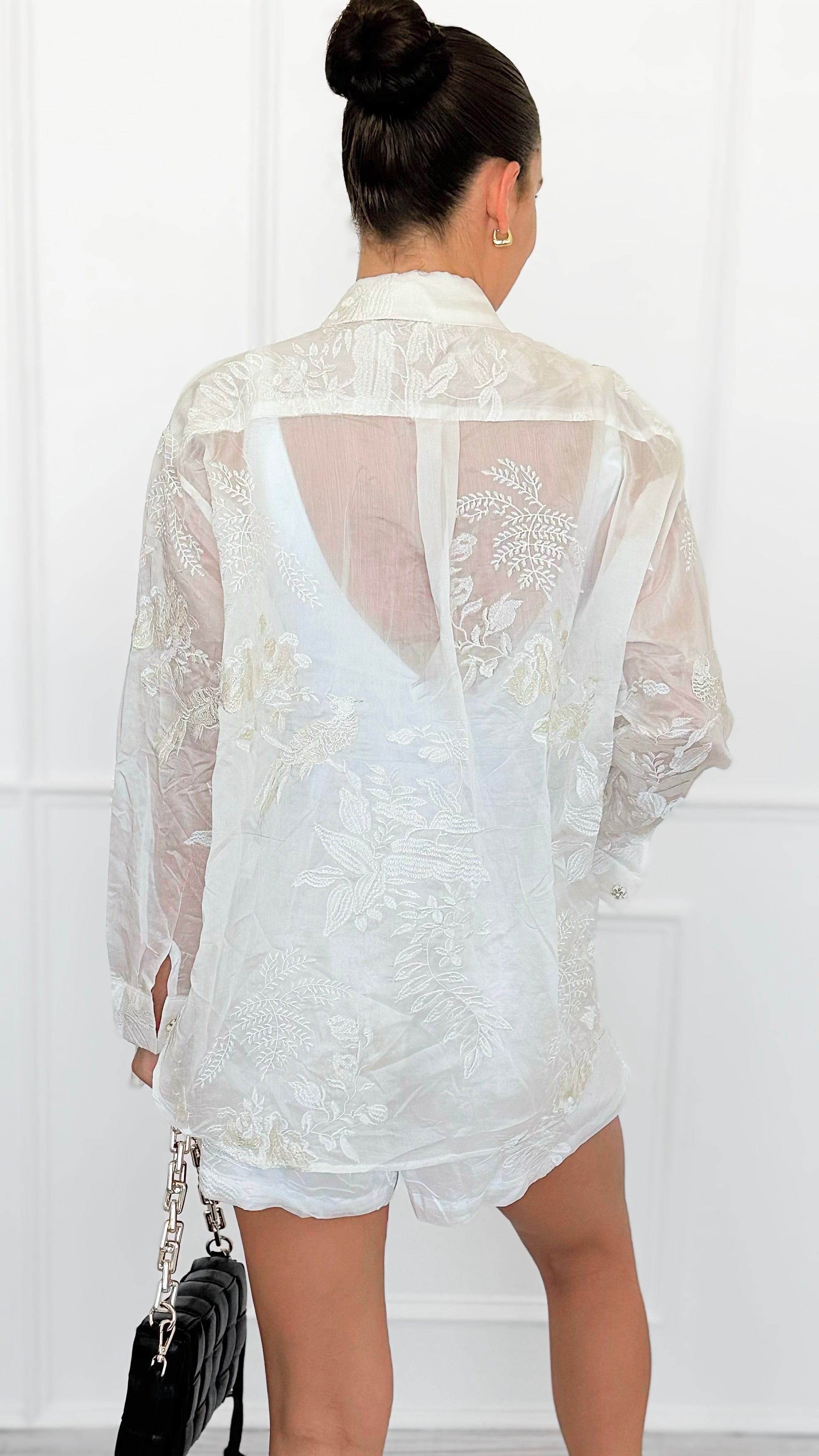 Dreamy Petals Embroidery Italian Set-210 Loungewear/Sets-SEÑORITA C-Coastal Bloom Boutique, find the trendiest versions of the popular styles and looks Located in Indialantic, FL