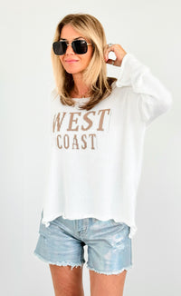 West Coast Lightweight Sweater-140 Sweaters-Miracle-Coastal Bloom Boutique, find the trendiest versions of the popular styles and looks Located in Indialantic, FL