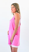 Easy Days Pocket Romper - Pink-200 Dresses/Jumpsuits/Rompers-HYFVE-Coastal Bloom Boutique, find the trendiest versions of the popular styles and looks Located in Indialantic, FL