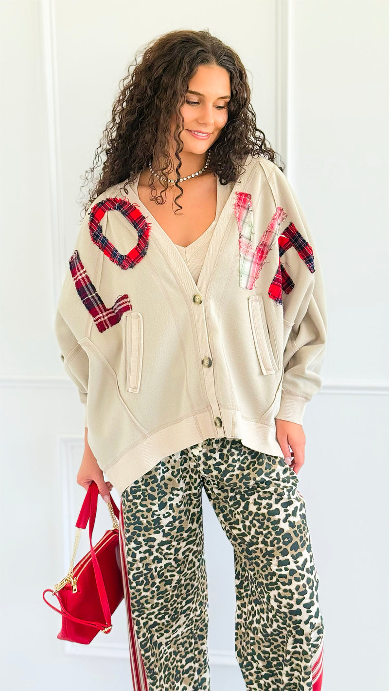 Patch & Cozy Knit Cardigan-150 Cardigan Layers-Blue Velvet-Coastal Bloom Boutique, find the trendiest versions of the popular styles and looks Located in Indialantic, FL