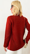Ultra Soft Waterfall Cardigan - Rust-150 Cardigan Layers-ROUSSEAU-Coastal Bloom Boutique, find the trendiest versions of the popular styles and looks Located in Indialantic, FL
