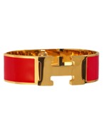 Hinge of Elegance Bracelet - Red/Gold-230 Jewelry-GS JEWELRY-Coastal Bloom Boutique, find the trendiest versions of the popular styles and looks Located in Indialantic, FL