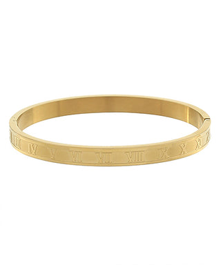 Roman Numerals Hinge Bracelet