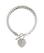 Heart of Gold Toggle Bracelet-230 Jewelry-GS JEWELRY-Coastal Bloom Boutique, find the trendiest versions of the popular styles and looks Located in Indialantic, FL