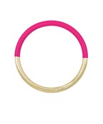 Colorblock Bangle Bracelet - Fuchsia/Gold