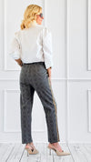 Tailored Check Pants-170 Bottoms-mystree-Coastal Bloom Boutique, find the trendiest versions of the popular styles and looks Located in Indialantic, FL