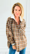 Bee Chic Italian Blouse-110 Long Sleeve Tops-TATTOO Z-Coastal Bloom Boutique, find the trendiest versions of the popular styles and looks Located in Indialantic, FL