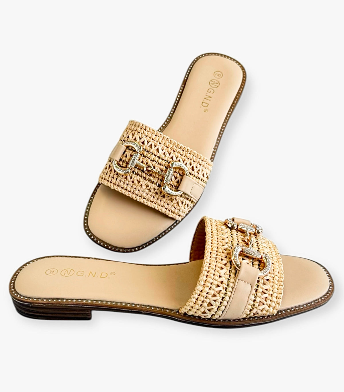 Riviera Buckle Sandals - Beige-250 Shoes-GND-Coastal Bloom Boutique, find the trendiest versions of the popular styles and looks Located in Indialantic, FL