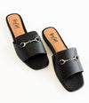 Gilded Touch Slip-On Sandals - Black-250 Shoes-Corkys-Coastal Bloom Boutique, find the trendiest versions of the popular styles and looks Located in Indialantic, FL