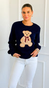 Teddy Talk Knit Sweater-140 Sweaters-JODIFL-Coastal Bloom Boutique, find the trendiest versions of the popular styles and looks Located in Indialantic, FL