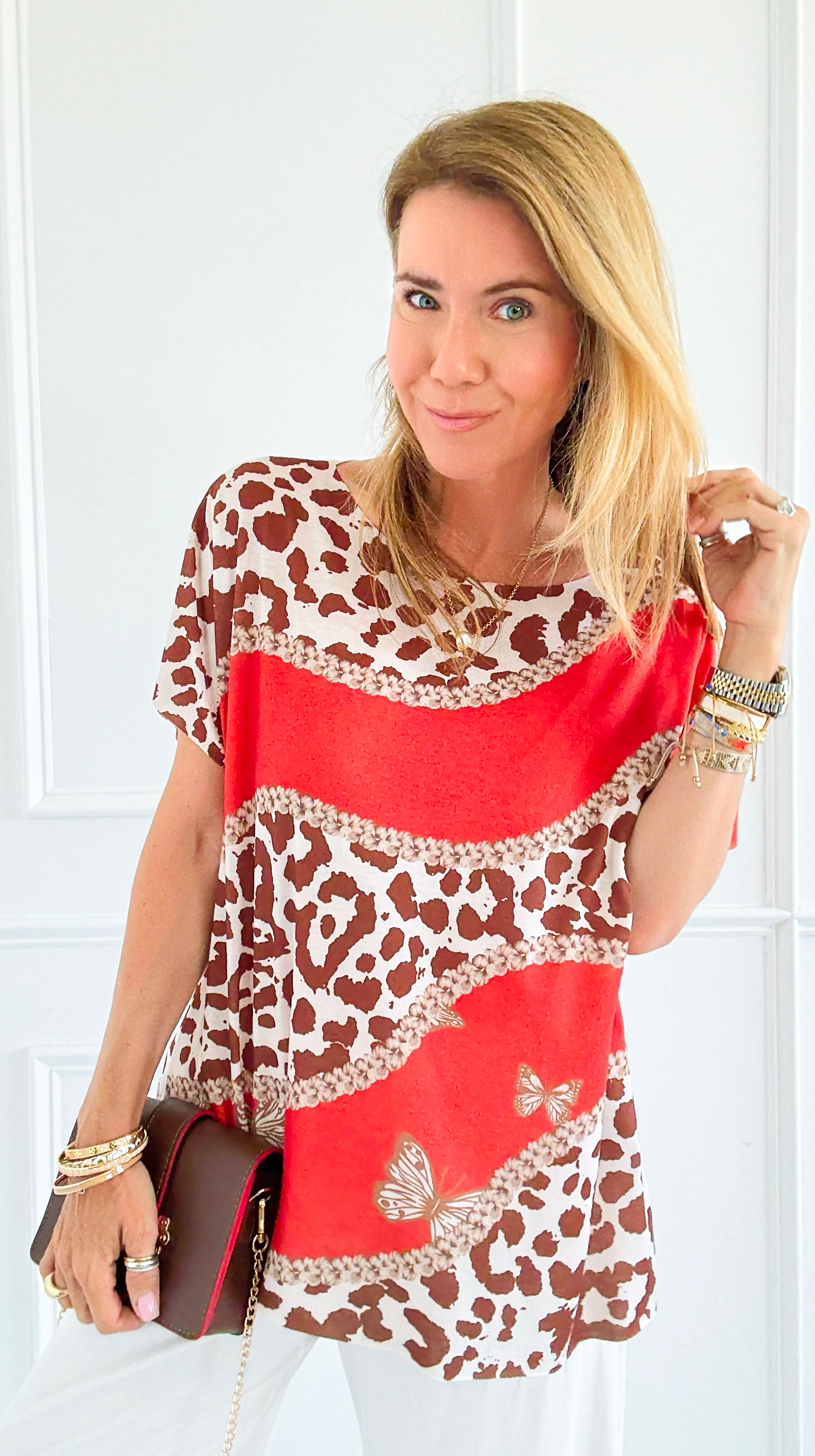 Wavy Safari Wings Italian Graphic Tee-110 short Sleeve Top-Italianissimo-Coastal Bloom Boutique, find the trendiest versions of the popular styles and looks Located in Indialantic, FL